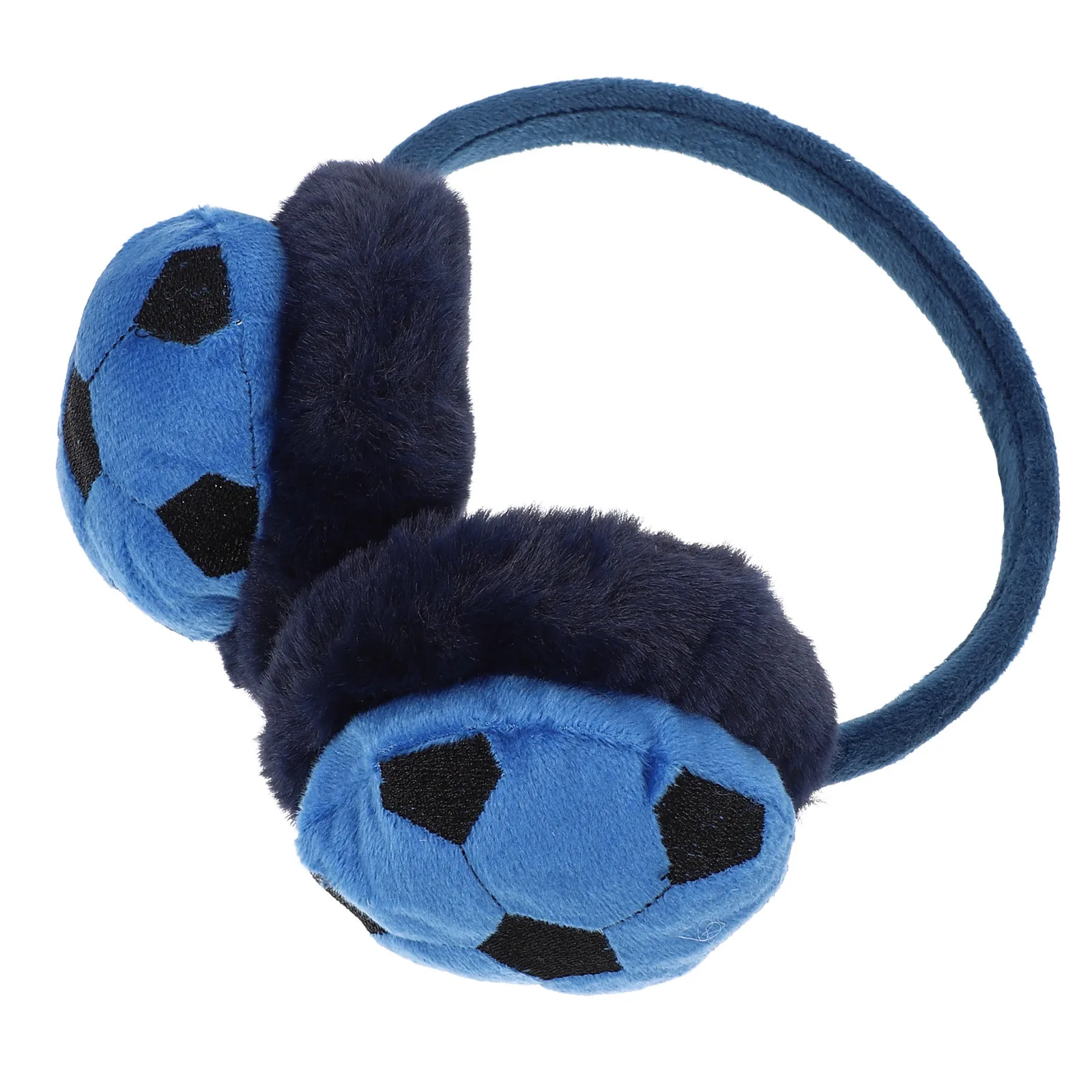 1Pcs Boys Ear Muff Winter Ear Warmer Soccer Modeling Comfortable Protective Cover Outdoor Warm-Keeping Earmuff