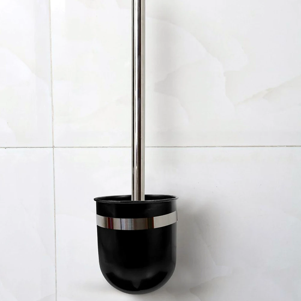 2 Pcs Toilet Brush Base Cup Bathroom Scrubber Plastic Holder Container Rack Household Accessories Practical Helper