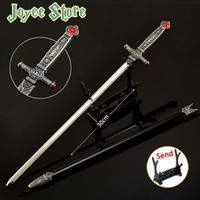 30cm Gryffindors Sword All Metal Model with Sheath Potter Western Sword Collectible Medieval Swords Desk Ornament Toy Knife Boy