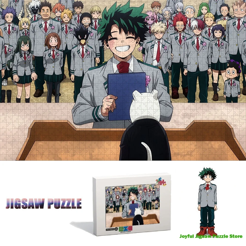 My Hero Academia – puzzle éducatif, jouet de loisirs, jeu interactif pour soulager le stress, pour amis, cadeau d'anniversaire et de remise de diplôme
