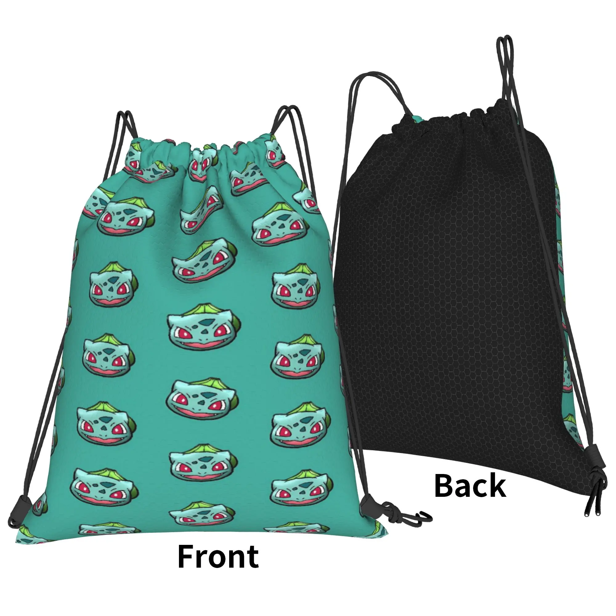 Squirtle Dot Anime Drawstring Bag  Casual Folding Sackpack String Bags Men Outdoor Beach Backpack
