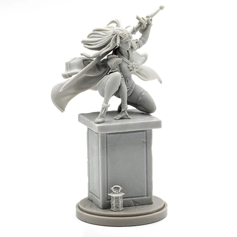 38-миллиметровые наборы моделей из смолы «Красота-солдат», фигурка бесцветная и самособранная (специальное предложение) A-1989