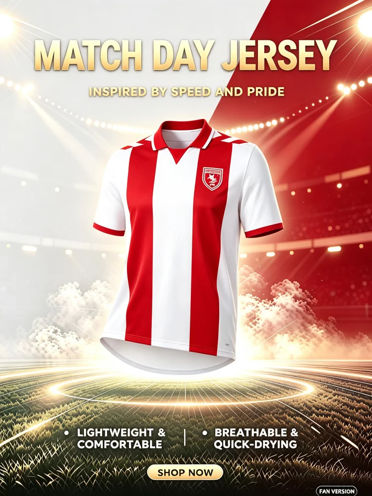 26-27 Türkiye Breathable Sports Quick-Drying S-Samsunspor Football Jersey Men Women Soccer Fans Casual T-shirt Family Kids Tees