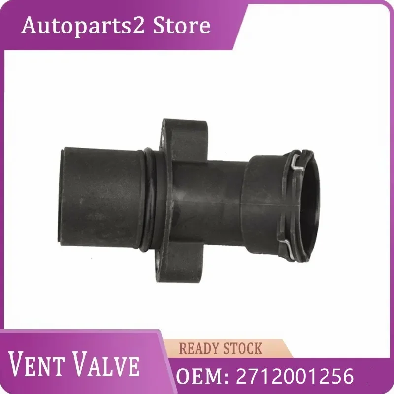 

2712001256 1 PCS Auto Thermostat Housing Pipe Joint Black ABS For Mercedes-Benz E-Class C-Class CLK Class SLK Class