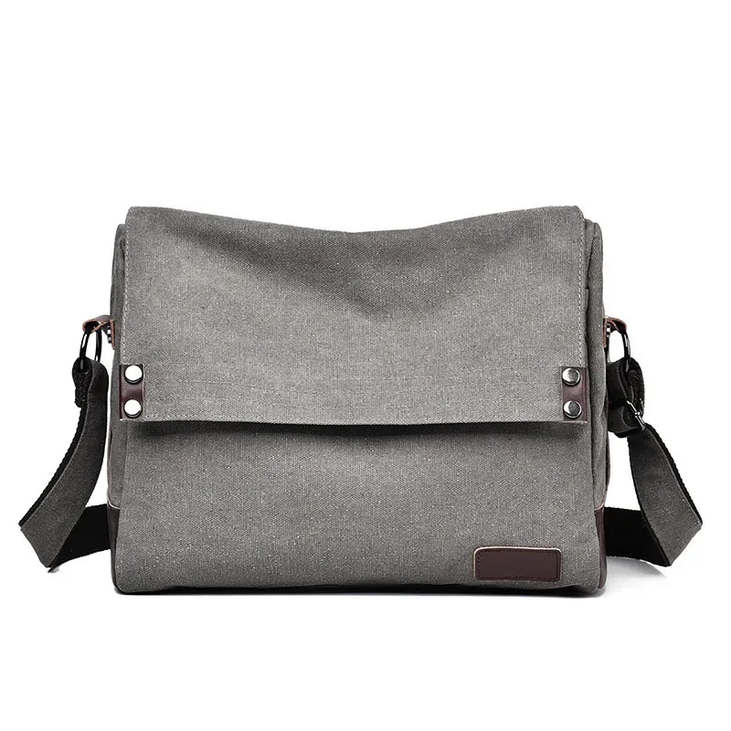 Man Classic Messenger Bag Men's Multifunction Shoulder Sling Pack Casual Large Business Crossbody Flap Male Simple Handbags