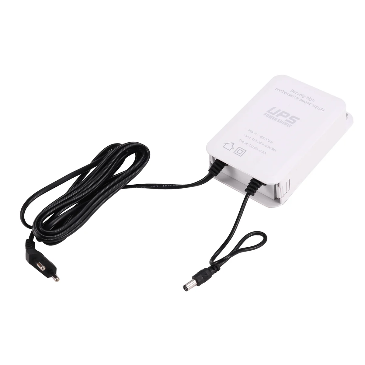 A64E 12V-2A Uninterruptible Power Supply UPS Battery Backup Interface, Security Camera UPS Battery Backup Protector EU Plug