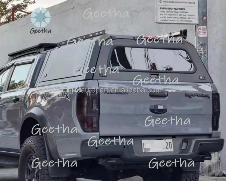 

Factory 4X4 Hardtop Waterproof Steel Pickup Truck Topper Tonneau for 2023 Ford Ranger F150 Camper Shell Canopy