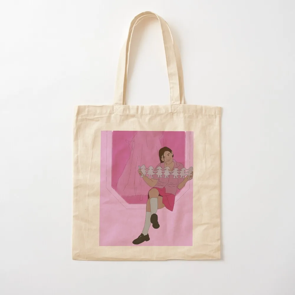 Graham Eaton But I'm A cheerleader lineart paper puppets Tote Bag tote bags men hand bag eco pack Shopper bag Canvas Tote