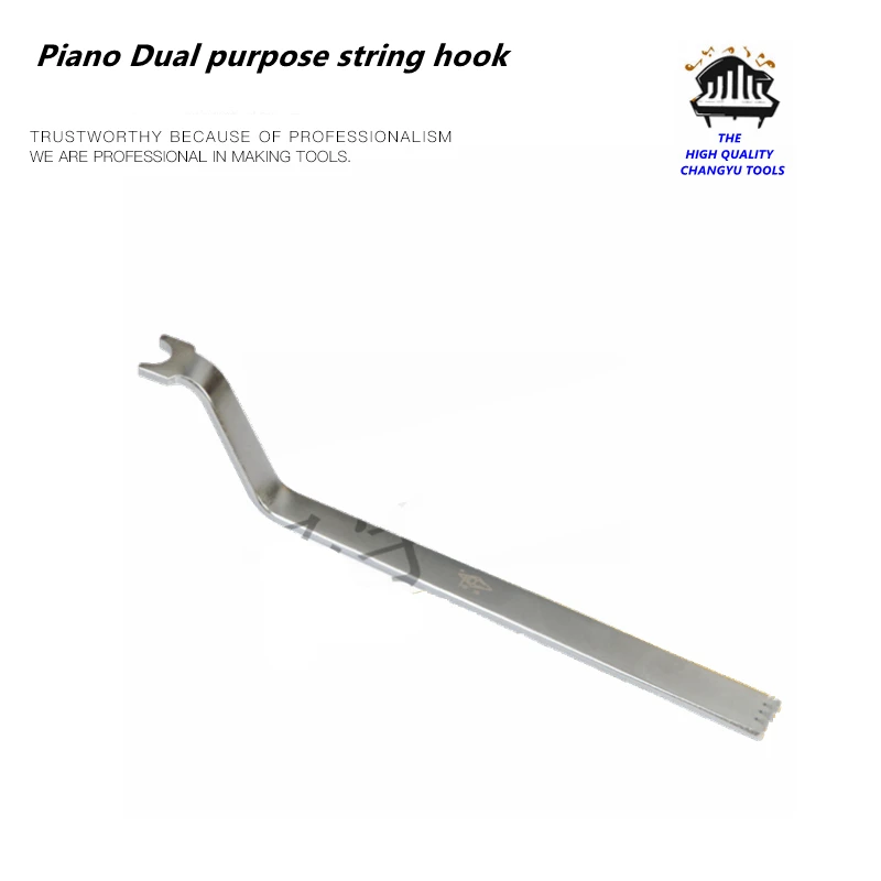 

Piano Dual purpose string hook Piano tuning repair tool string hook and chordal distance gauge