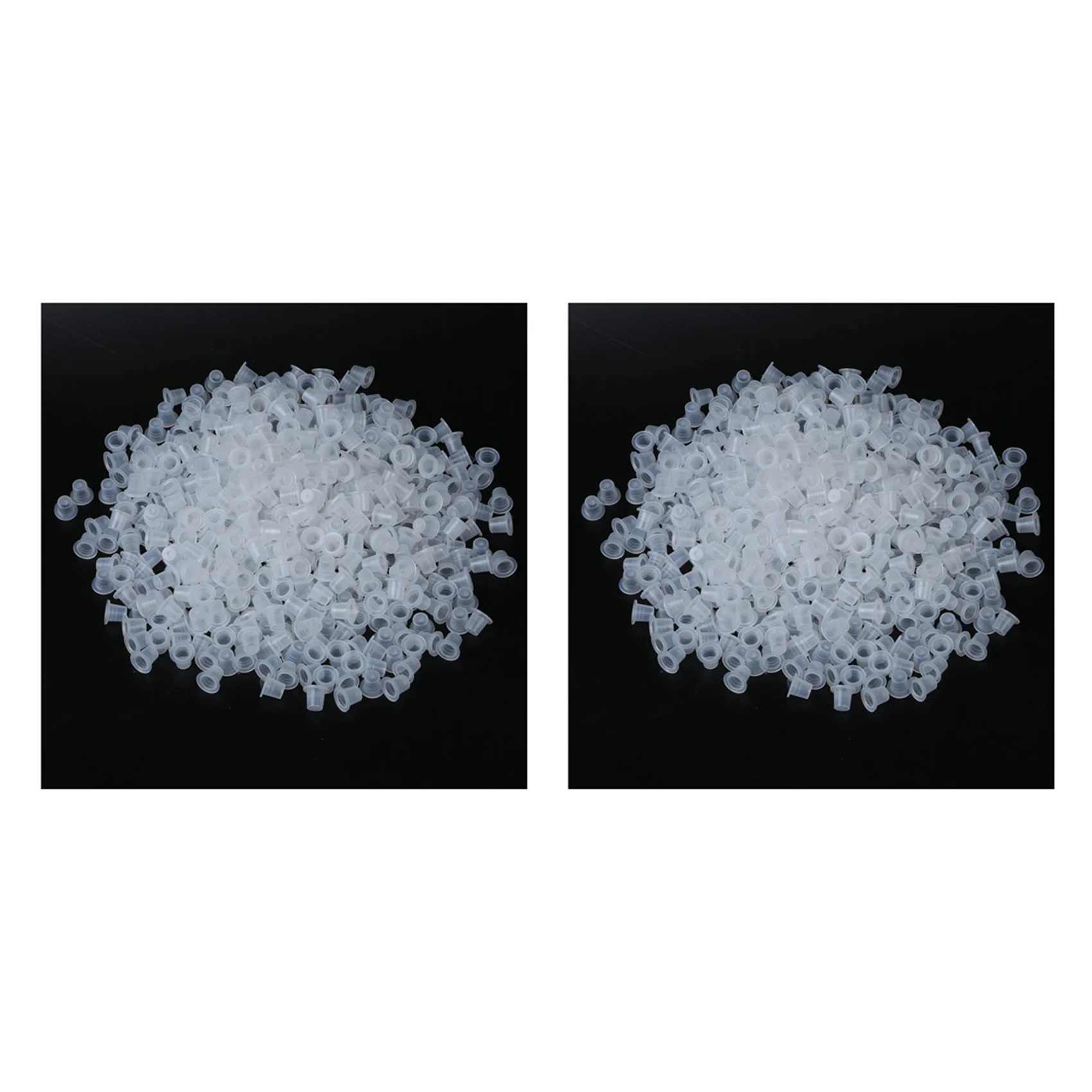 

A01V-1000 Pcs 8Mm Small Tattoo Ink Cups Caps For Needle Tip Grip Power Supply Sm