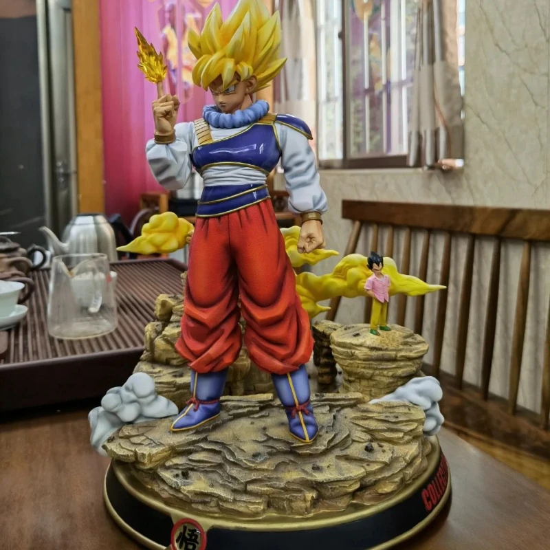 Dragon Ball 1/4 Brand New Anime Figure Son Goku Periphery Resin Model Collect Statue Desktop Decorative Ornaments Gift Toys