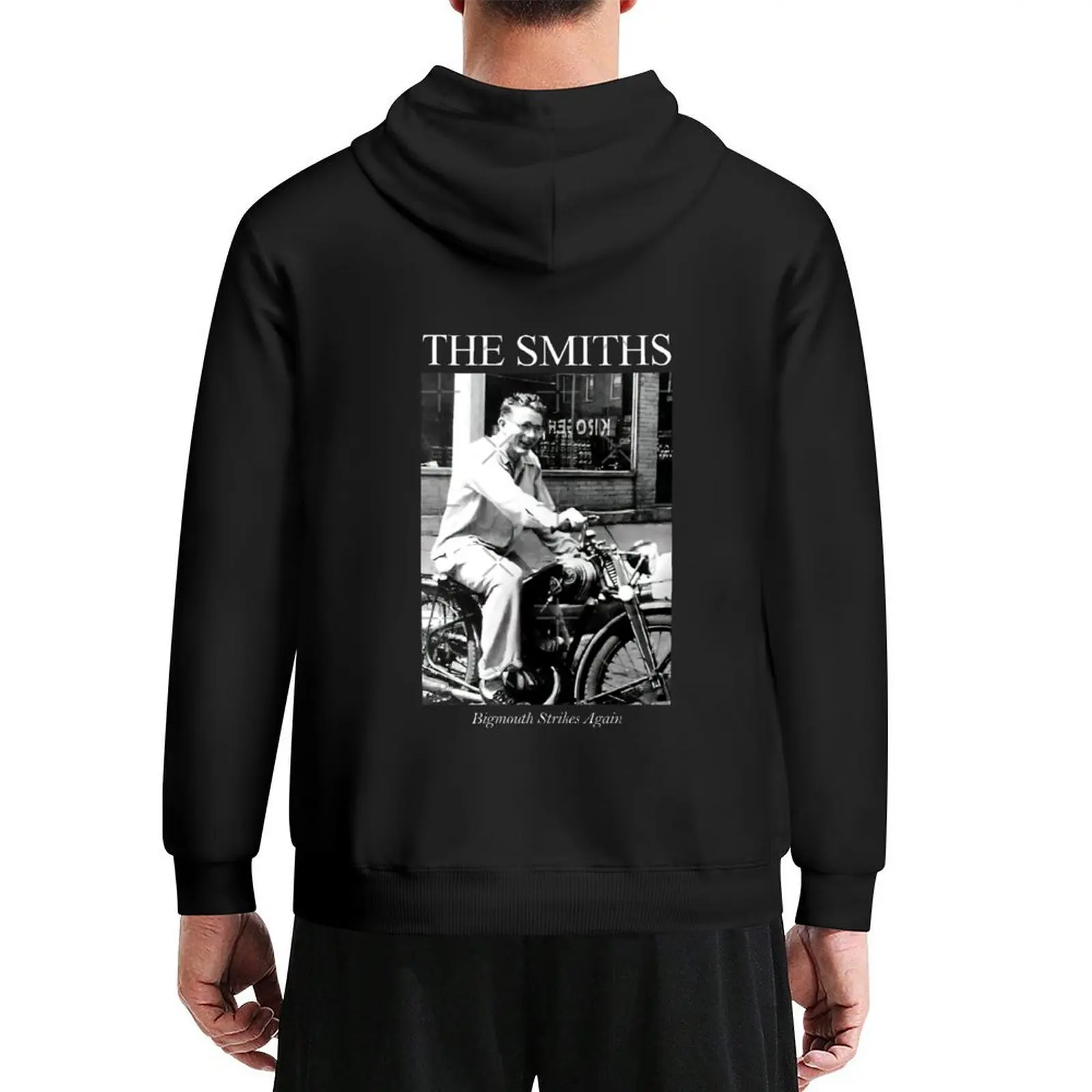 

Bigmouth Strikes Again - Dark and Purple Heather Hoodie men's coat japanese style men's winter sweater hoodie graphic