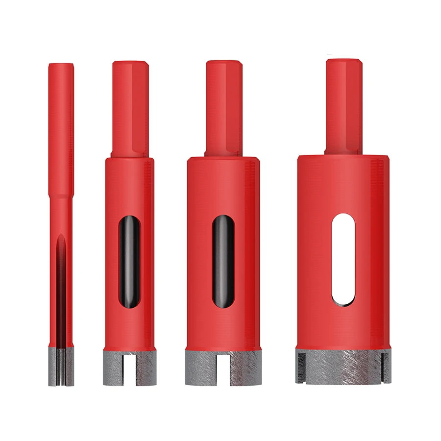 Marble fast hole opener granite stone tile punching cobblestone vitrified tile all-porcelain opening hand electric drill cutter