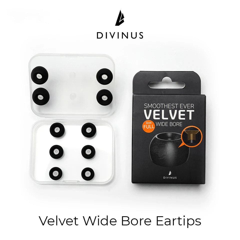 

Силиконовые насадки DIVINUS Velvet с широким отверстием для наушников с диаметром 4-6 мм, мягкие глубокие амбушюры для наушников Dunu Davinci