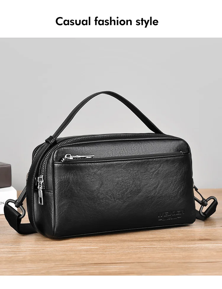 New Men's High-end Light Luxury Crossbody Bag, Casual Waterproof Shoulder Bag, Versatile Men's Shoulder Bag, Commuting Bag Bags