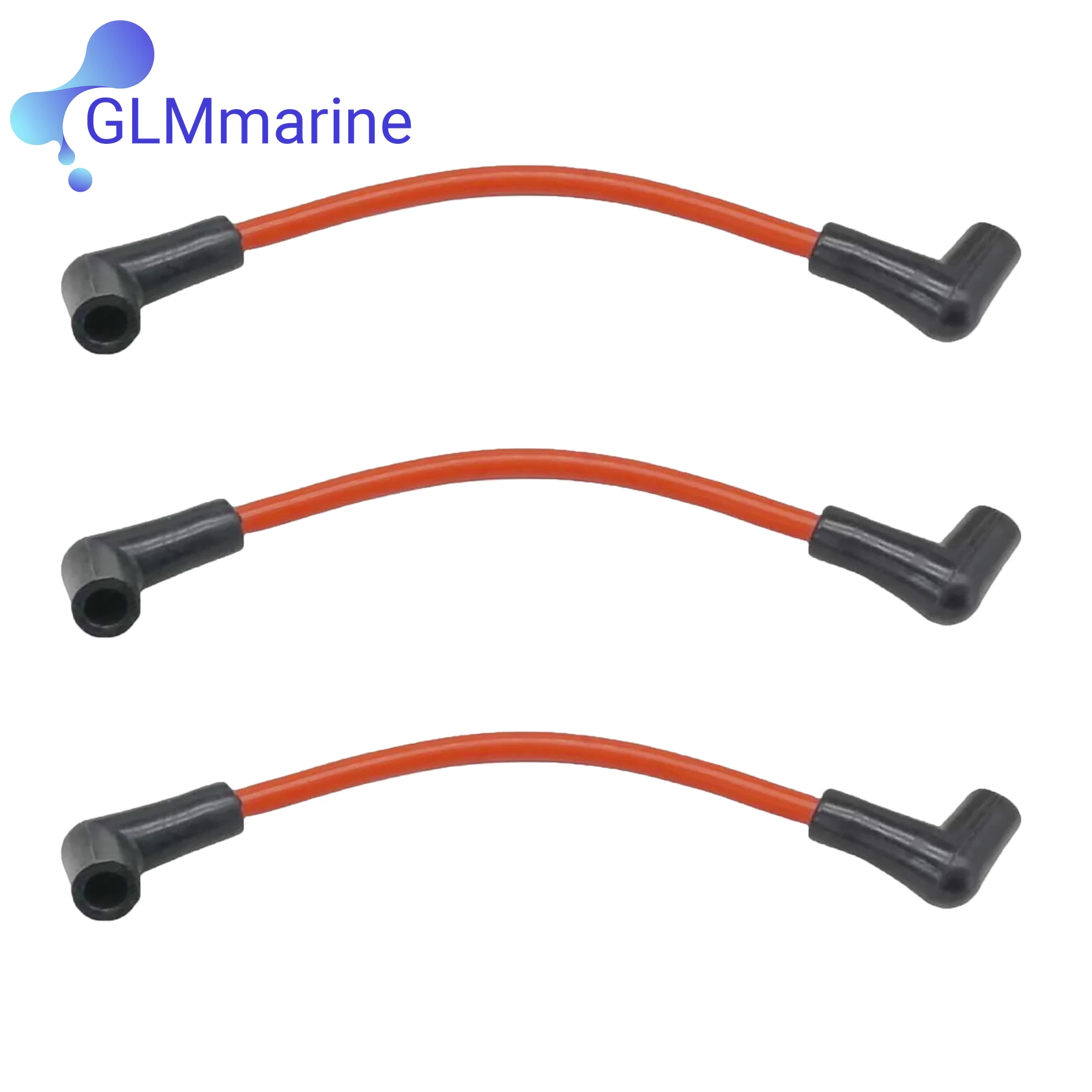 

3 Pcs 4 '' Spark Plug Lead Assy for OMC Johnson Evinrude V4-V6 10-235 HP Outboard 582365 802505 582135 802466 9-28005 18-8815
