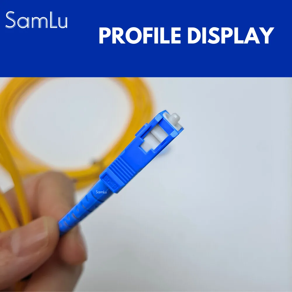 10 pièces SC/UPC cordon de raccordement à fibres optiques monomode Simplex avec veste en PVC jaune cavalier à fibres optiques cordon de raccordement à fibres optiques