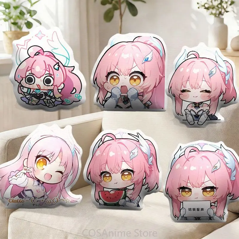 

Aemeath Wuthering Waves Game Soft Plush Cushion Stuffed Throw Pillow Sofa Back Cushion Nap Pillows Mascot Plushie Christmas Gift