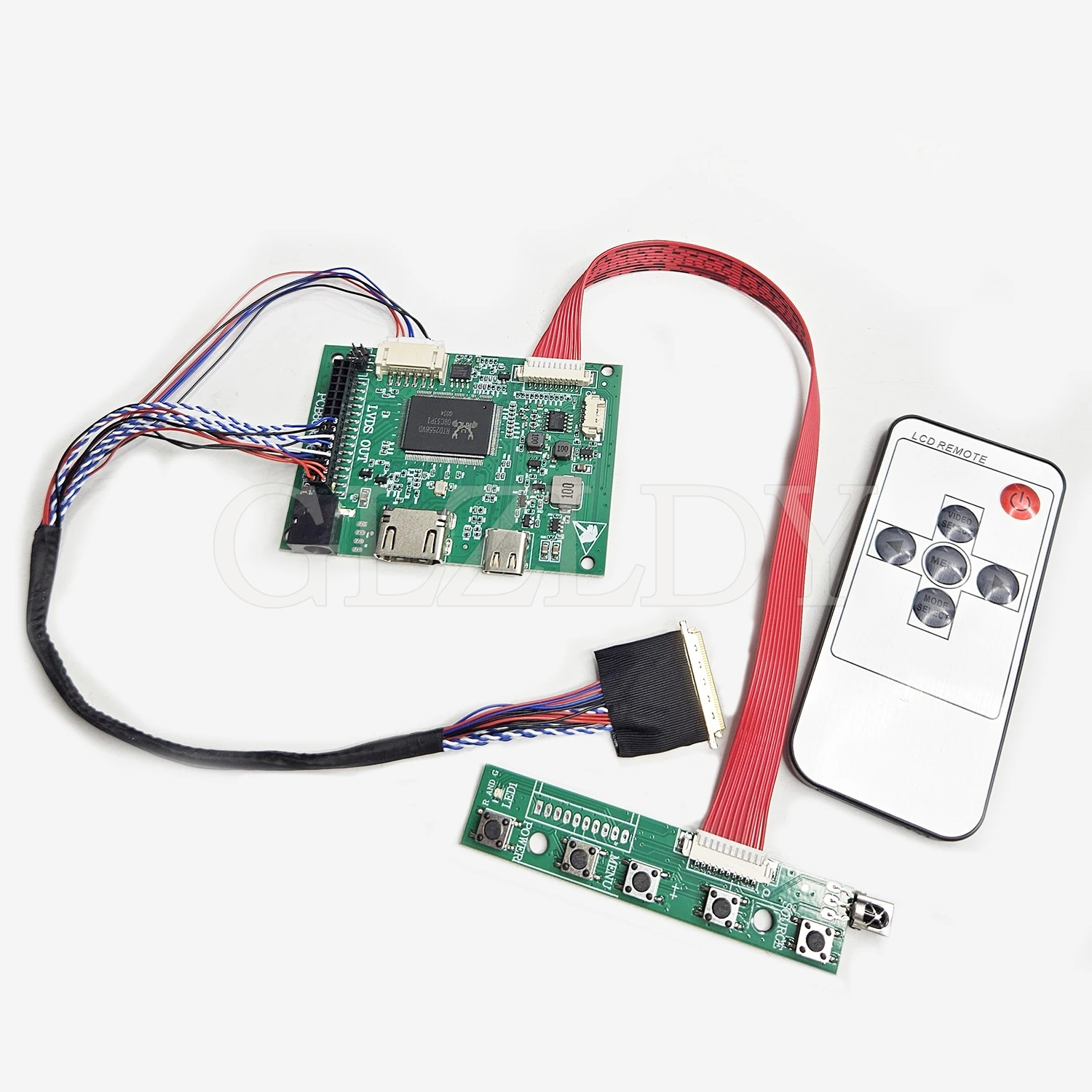 

Для 1366x768 40-контактный светодиодный драйвер LVDS HDMI Type-C Комплект платы драйвера ЖК-дисплея LTN140AT07 LTN141AT03 LTN156AT16 B156XW02 DIY