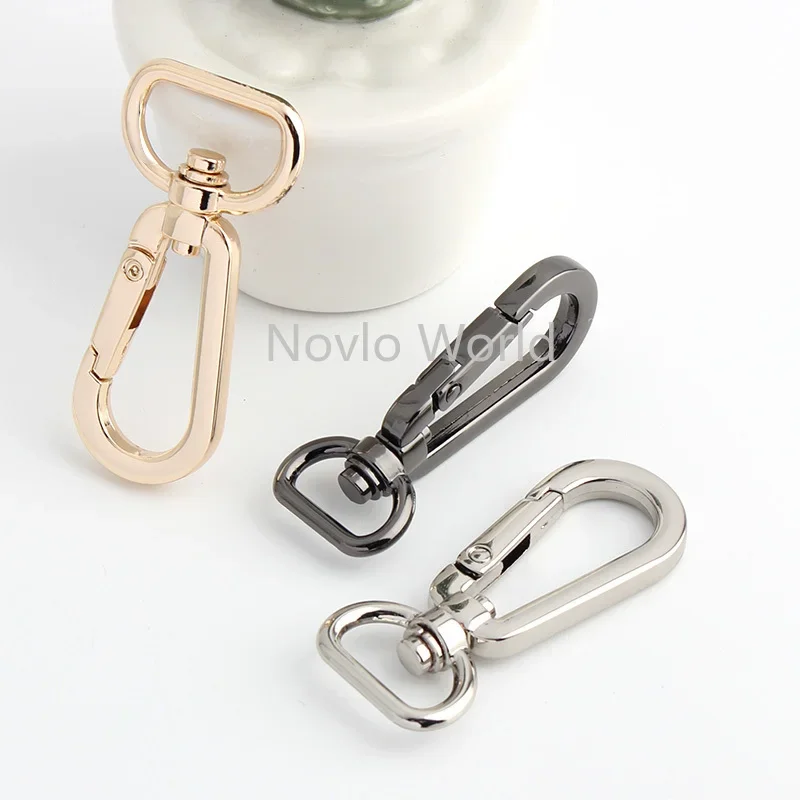 20-100 pieces 3 size 4 colors 13-16-19mm Metal Bags Strap Buckles Lobster Clasp Collar Carabiner Snap Hook