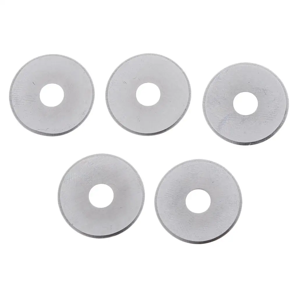 5pcs 18mm Rotary Cutter Round W/Storage Case Circular Cutting Blade