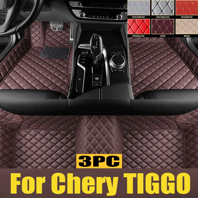 

For Chery TIGGO 8 Pro 2018-2023 TIGGO 8 Plus 5 Seats Auto Car Floor Mats All-Weather TPE Foot Mats Odorless Pad Tray Mat