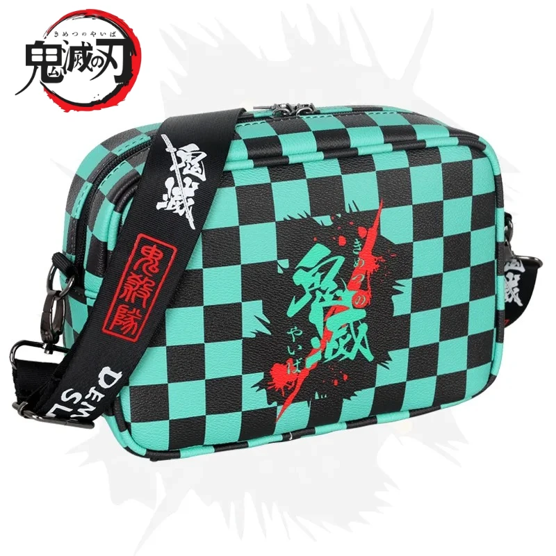 

Demon Slayer One Piece Dragon Ball Anime Shoulder Crossbody Bag PU Small Satchel Student Shoulder Bag Satchel Versatile Commuter