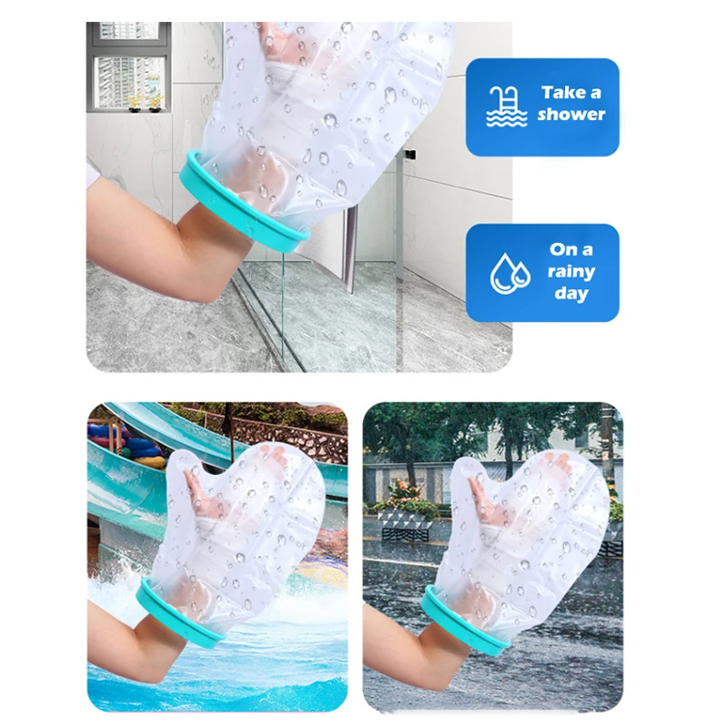 1 Pc Shower Cover Waterproof Bandage Adult Sealed Cast Bandage Protector Wound Fracture Arm Leg Hand Cover Shower