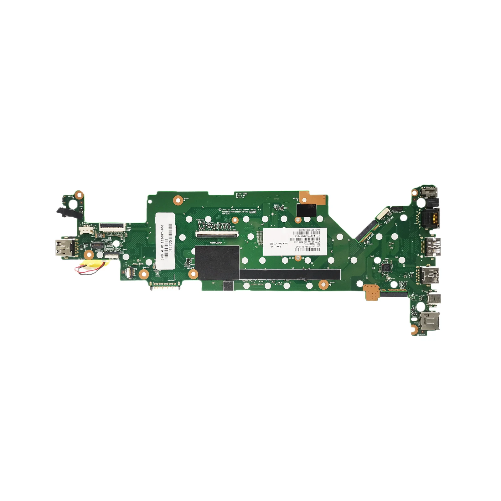 Carte mère pour HP 6050A2908801 ordinateur portable carte mère ProPlex360 11 NipEE avec processeur M3-7Y30 4 Go/8 Go de RAM 100% Test OK