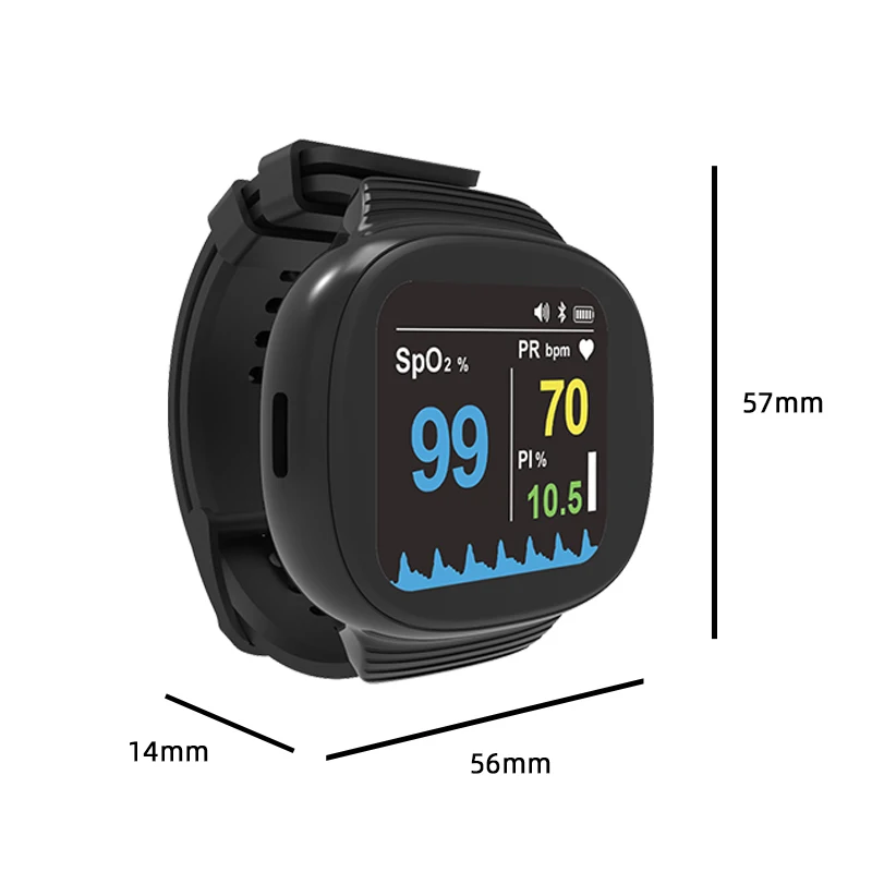 

Bluetooth APP для экранирования апноэ во сне с ремешком на запястье, электрическое устройство для экранирования апноэ во сне