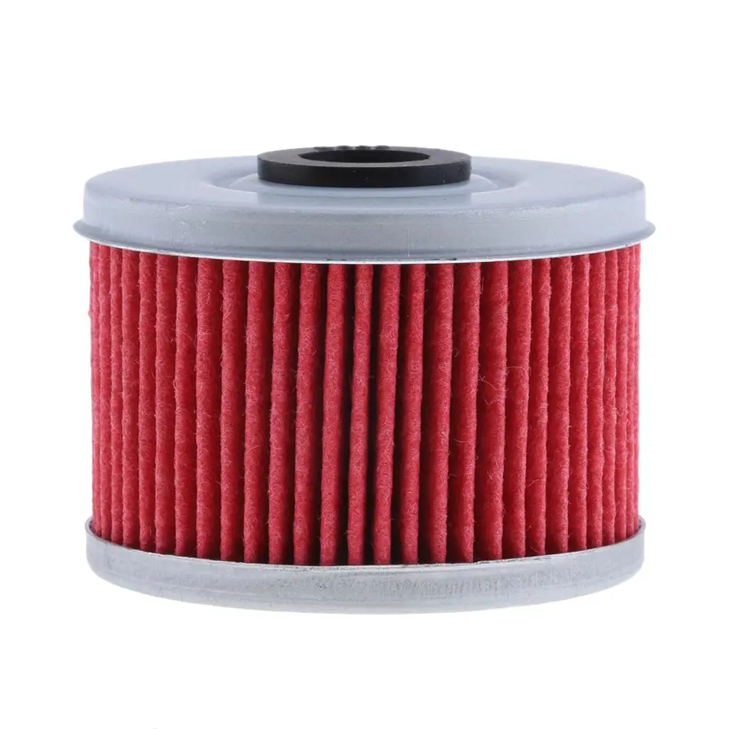 Motorcycle Petrol Inline Fuel Filter Red Iron Engine Cleaning Accessory for Honda Shadow Varadero Fourtrax