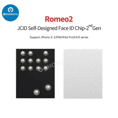 JC Romeo2 Dot Matrix Chip Universal Integrated JCID Face ID IC Chip For iPhone15 14 13 12 11 X Series Face ID Problem Repair