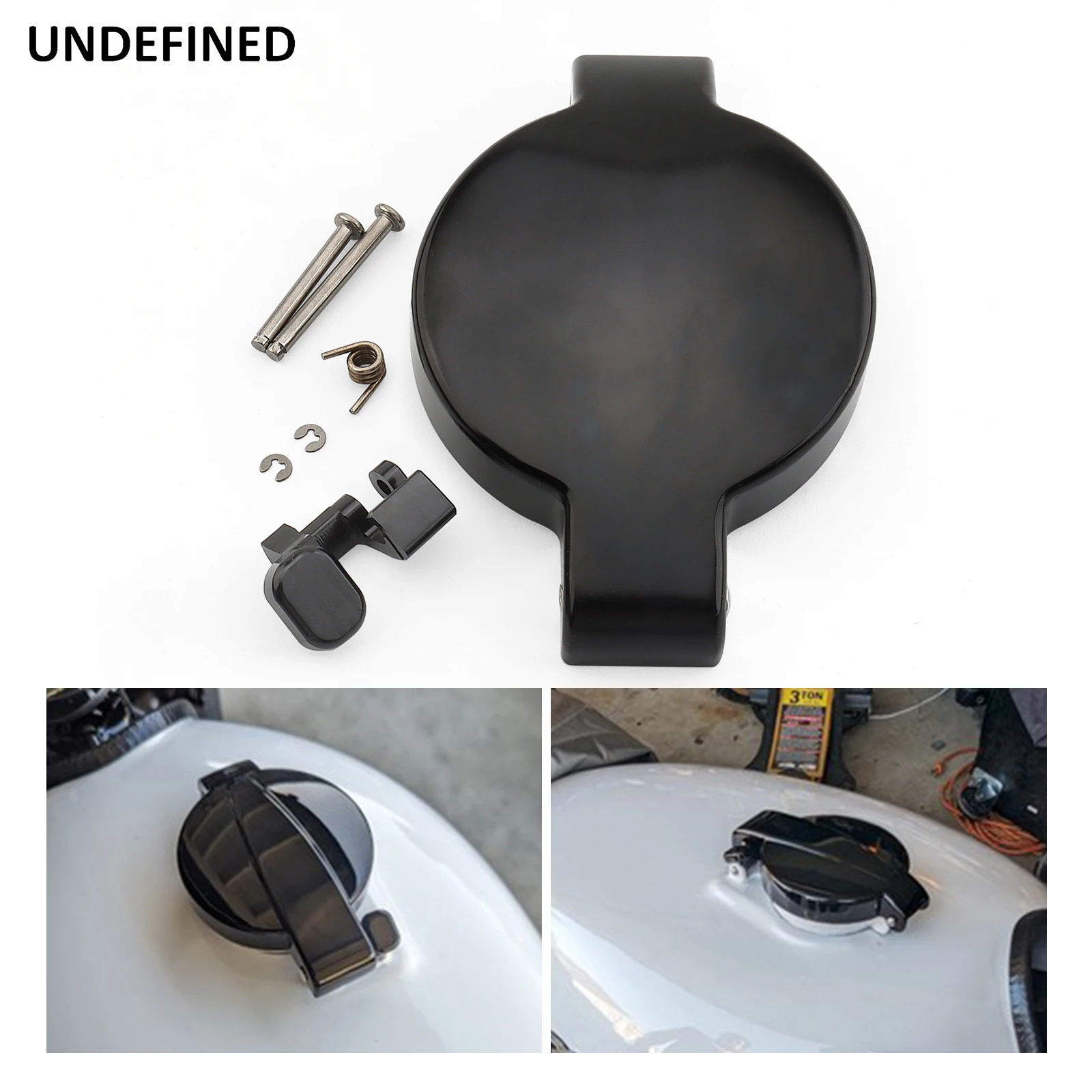 For Honda CB200 CB500 CB500K CB500T 1971-1976 CB400F Super Sport 1975-76 Motorcycle Fuel Cap Gas Cap W/Latch Kit 17510-323-310