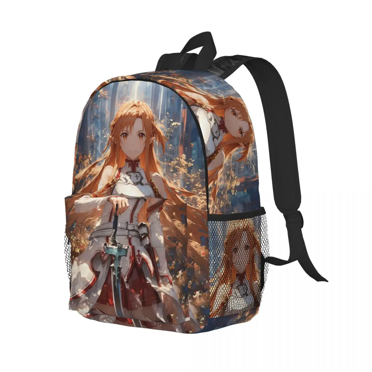 

Cartoon Popular Sword Art Anime Backpack Student Boys Girls BookBag Children School Bag Laptop Shoulder Bags for Men Women