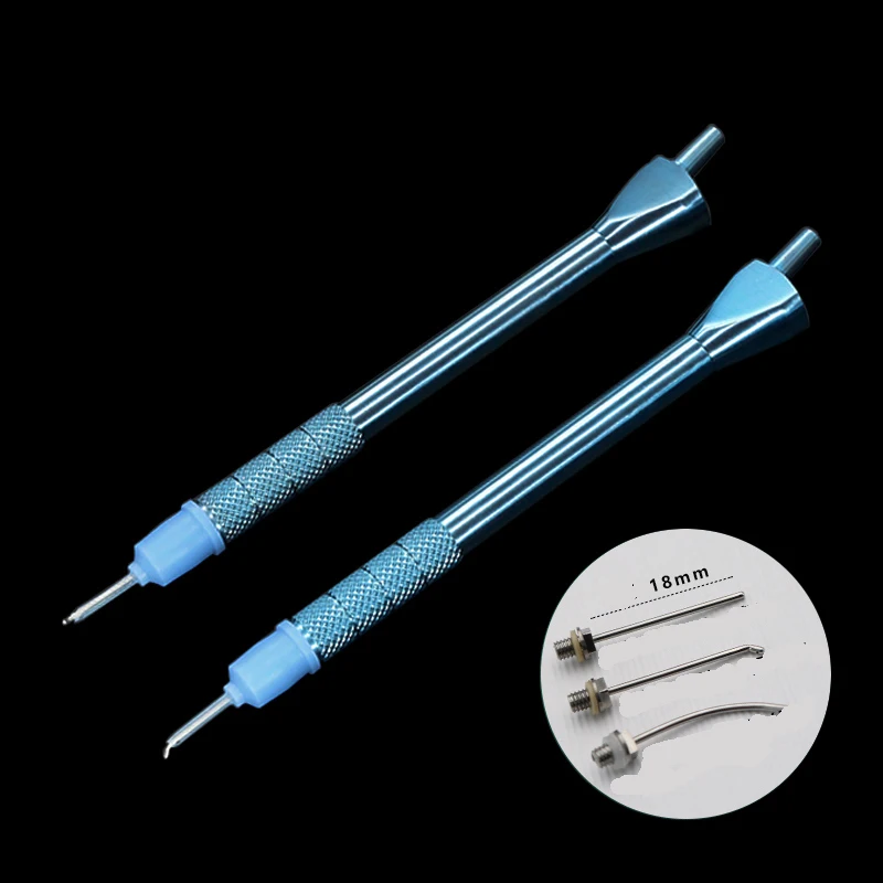 Eye Superlactation Handle Blue Sleeve Test Cap Alcon Blue Sleeve Straight Curved Syringe Needle