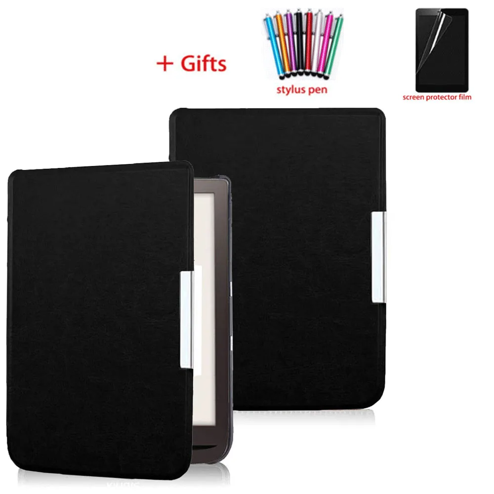 Compatibility with 7.8'' Pocketbook 740 and 740 Pro and 740 Color Reader Case Flip Cover + Protective Film + Stylus Pen