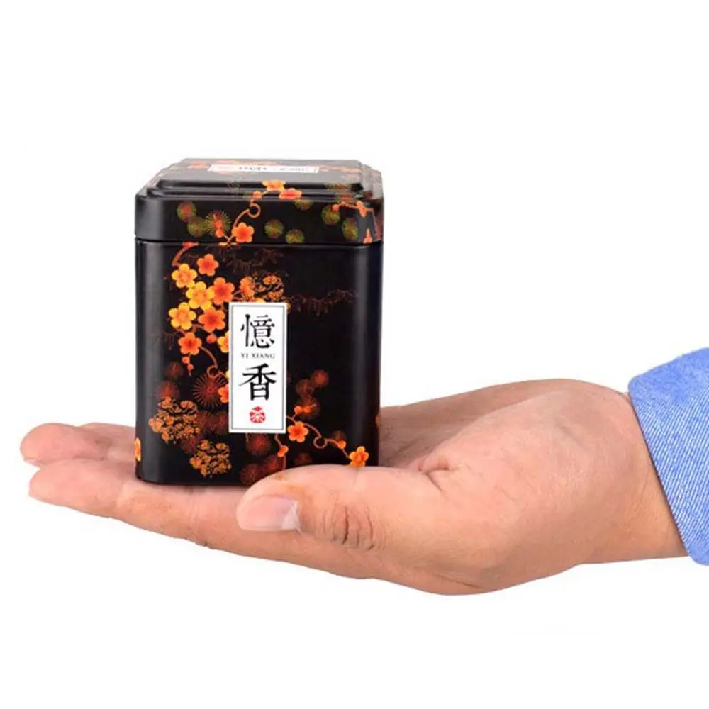 High Quality Metal Kitchen Storage Aluminum Decoration Sealed Canister Airtight Container Tea Box Coffee Jar Tea Caddies