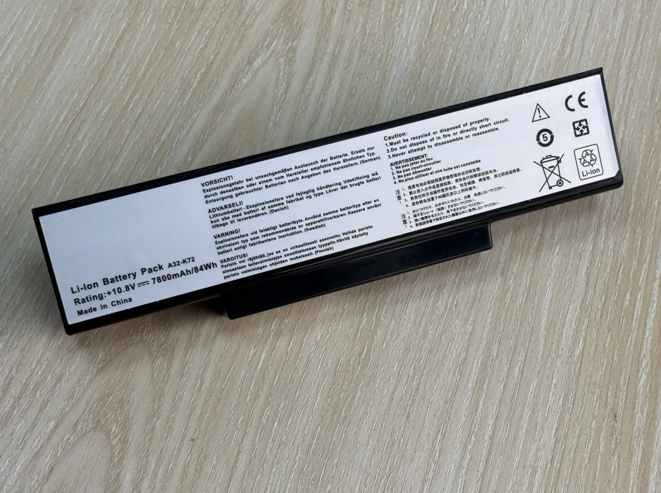 6600mAh New Laptop A32-K72 battery for Asus A72 A72D A72DR A72F A72J A72JK A72JR K72 K72D K72DR K72DY K72F K72J K72JA K72JB K72J