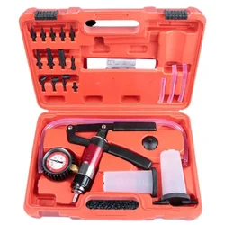 Hand Held DIY Brake Fluid Bleeder Tools Vacuum Pistol Pump Tester Kit Body Pressure Vacuum Fluid Reservoir Oil Tester