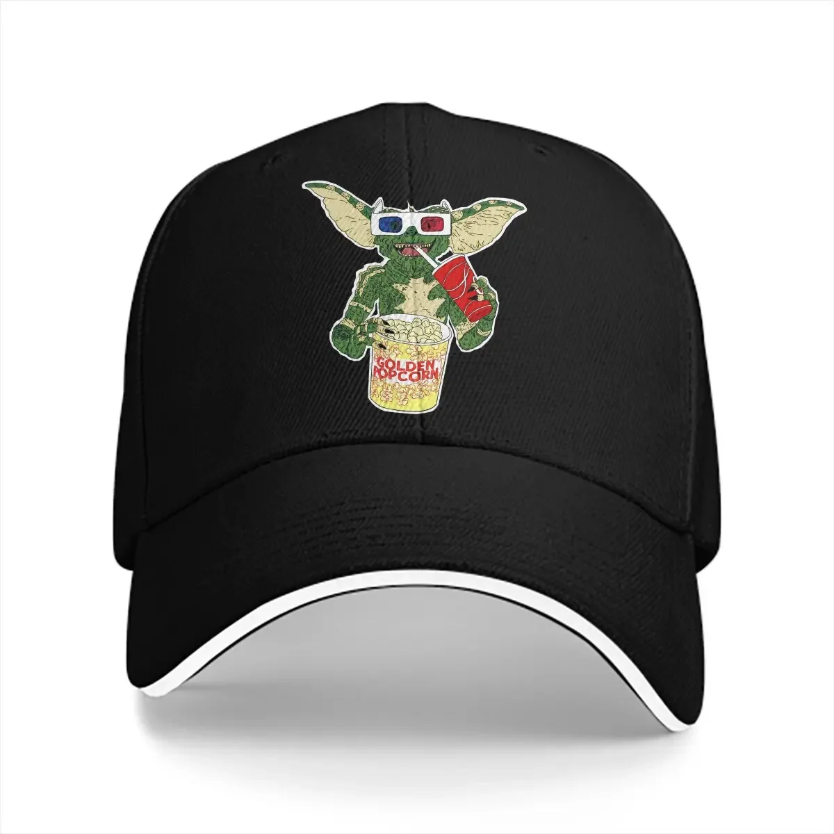 Popcorn Unisex Baseball Caps Peaked Cap Gremlin-s Kawaii Mogwai Sun Shade Hats for Men Women