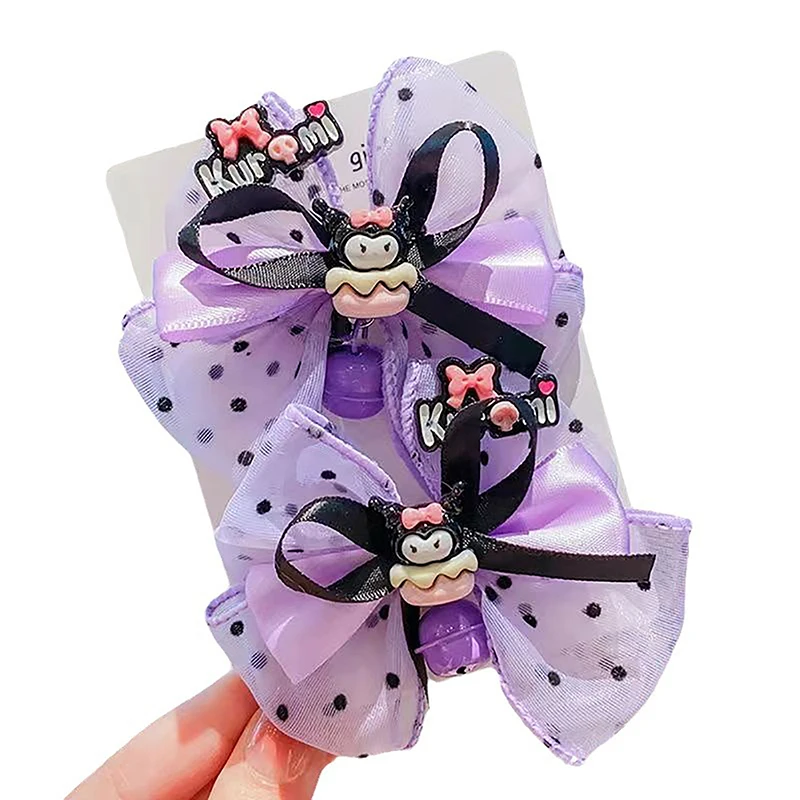 1/2 Stuks Cartoon Anime Grote Strik Haarspeld Haaraccessoires Voor Vrouwen Meisjes Trendy Prinses Hoofddeksels Lint Strik Haar Clip Geschenken