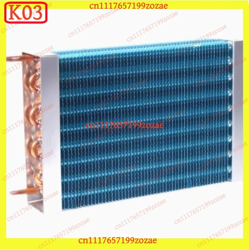 500x75x215mm Evaporator Freezer Refrigerator Condenser Copper Tube Fin Air-cooled Heat Exchanger Universal Size Replacement Part