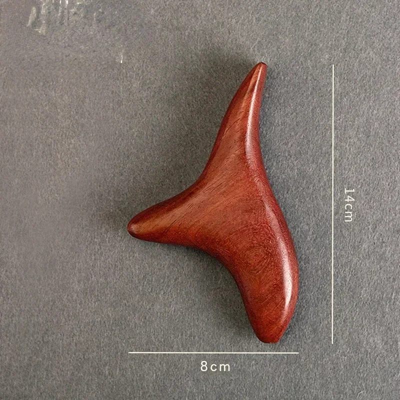 

1 шт., инструменты для массажа триггерных точек шеи и ног, профессиональный деревянный терапевтический массажный инструмент для домашнего спортзала для спины, ног, рук, лица