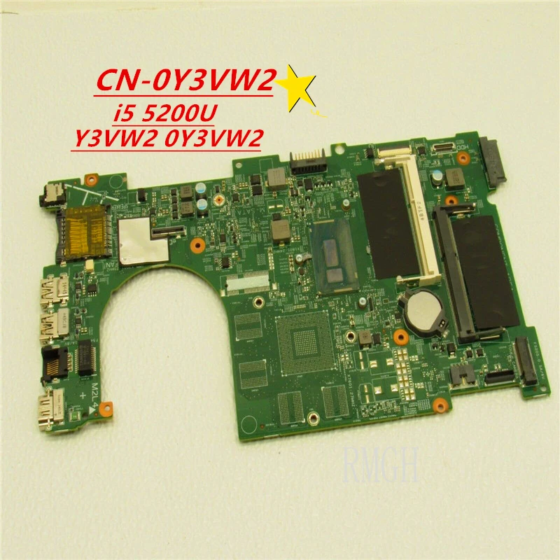 

Genuine Original Y3VW2 0Y3VW2 CN-0Y3VW2 for Dell Inspiron 7746 Motherboard i5 5200U Tested 100% Good Free Shipping