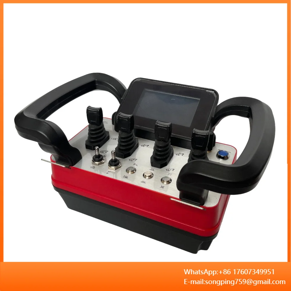 

Hot-selling Control Remoto Grua Hydraulic Crane Remote Control 4 Joysticks Proportional Remote Control 4 Functions 12v 24v