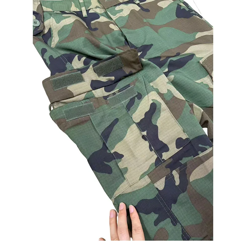 Deutschland Camouflage Dschungel Trainingsuniform ACU Feldanzug Flecktarn Dschungel Spot Set für Männer, Feldtraining Anzug Kampf ACU Set – Detail 34