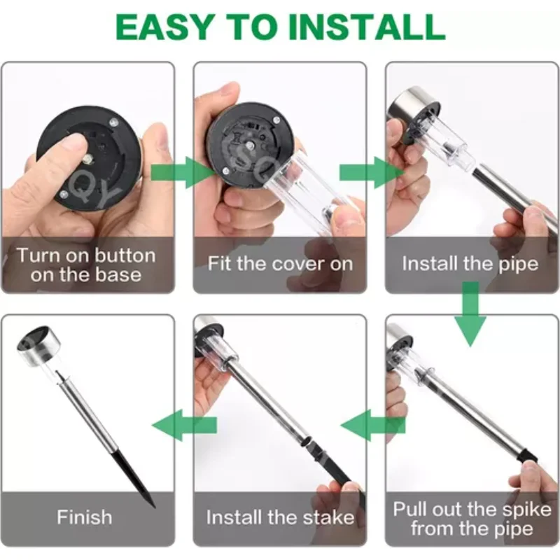 luce impermeabile per esterni luce bianca fredda 10 pezzi