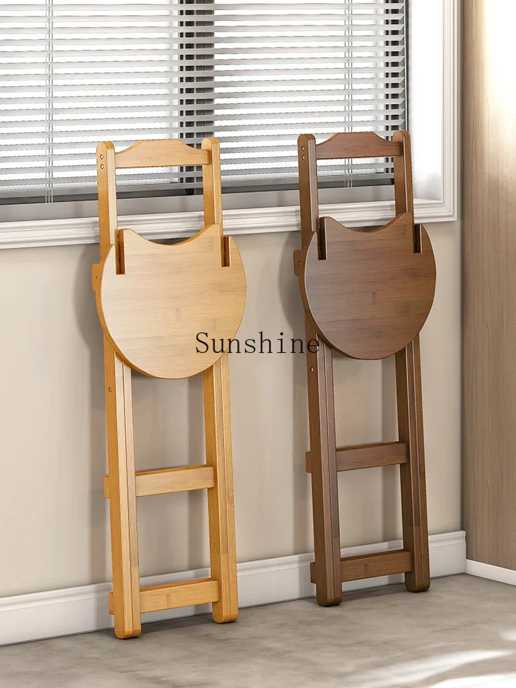 Folding small stool Multifunctional bar stool Simple chair