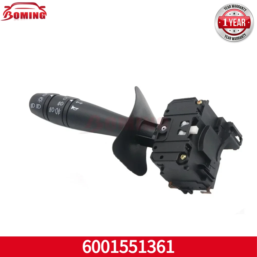 

Подходит для Renault Logan Tondar Dacia Sandero Wagon 60015-51361 6001548108 6001551361, переключатель указателей поворота для автомобиля.