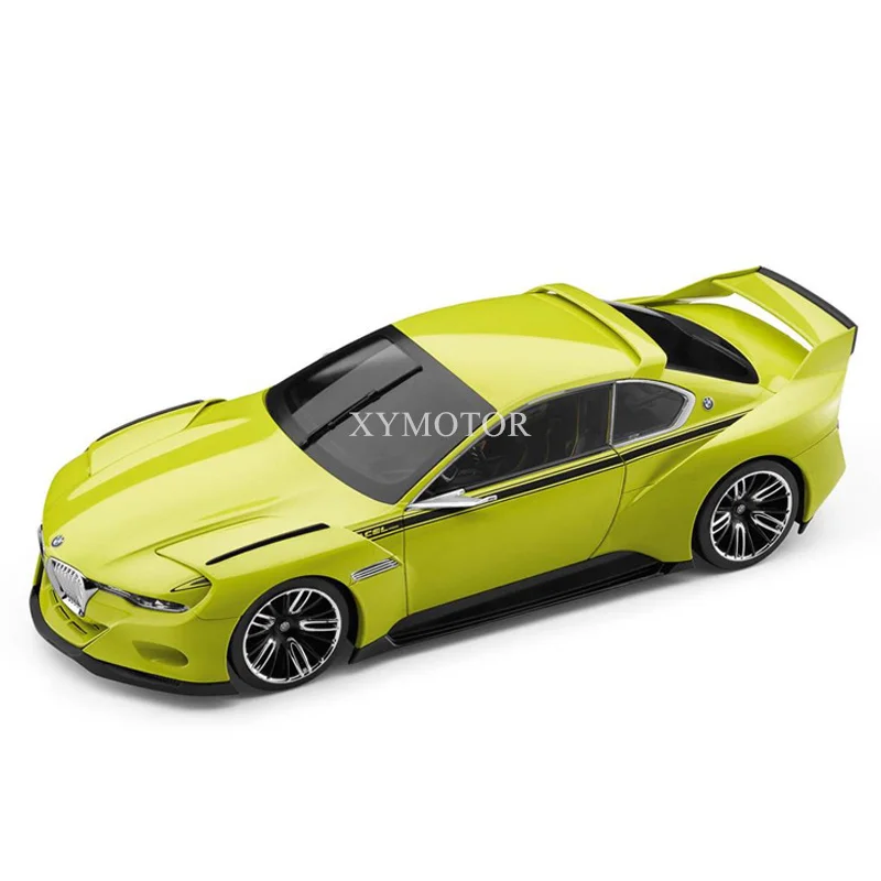 Norev 1/18 para csl 3.0 hommage diecast modelo carro amarelo brinquedos hobby presente exibição conceito carro coleção ornamentos